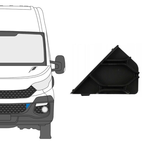 Grotelės už Iveco Daily 2014-2019 / Kairė 16241