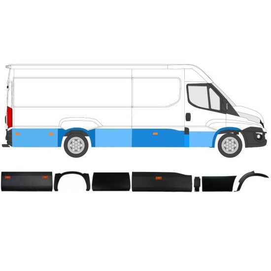 Juostelių rinkinys su lempa už Iveco Daily 2014-2019 / Dešinė / 11983