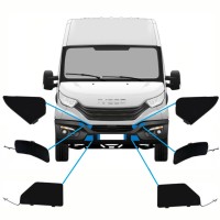 Grotelės už Iveco Daily 2014-2016 / Rinkinys 10292