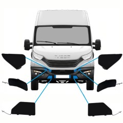 Grotelės už Iveco Daily 2019- / Rinkinys 10292