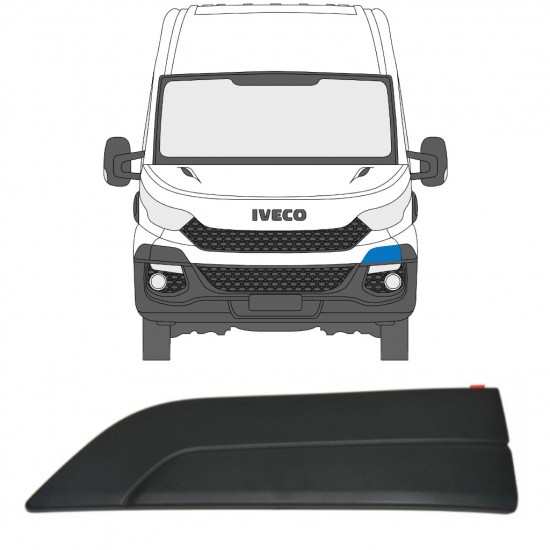 Bamperio Sparno juosta už Iveco Daily 2014- / Kairė 11842