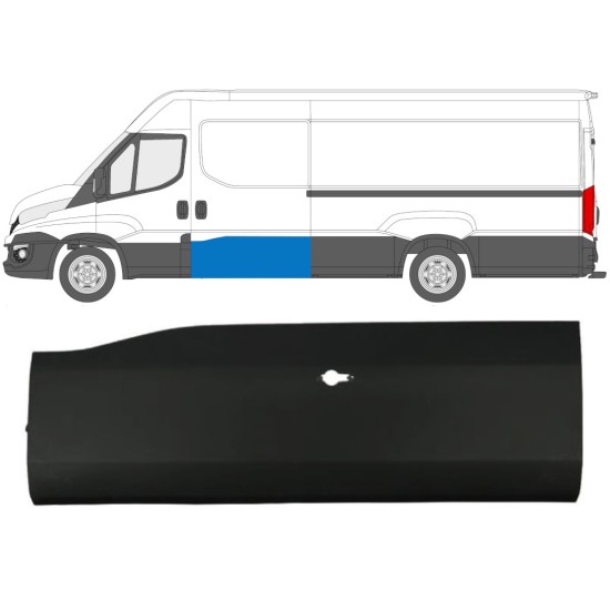 Sparno juosta stumdomų durų už Iveco Daily 2014-2019 / Kairė 11970