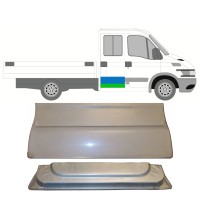 Galinių durų vidinė + išorinė dalis už Iveco Daily 1999-2014 / Kairė = Dešinė (simetriška) / Rinkinys 16174