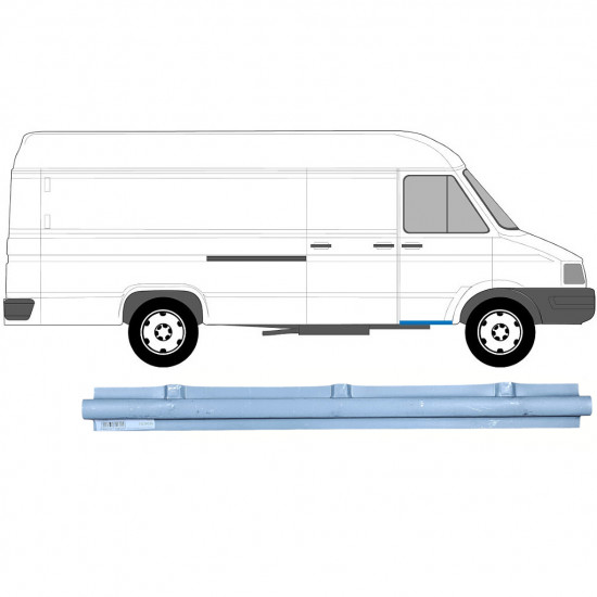 Slenkstis apatinė durų priekinių už Iveco Daily 1985-1999 / Kairė = Dešinė (simetriška) 5221