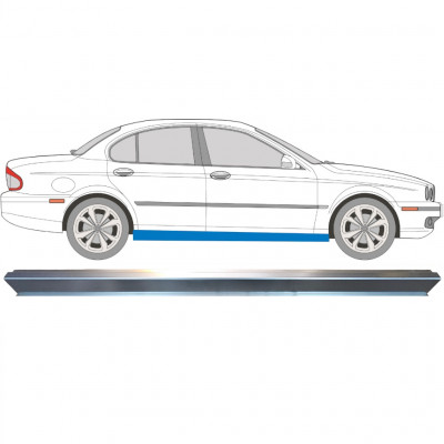 Slenkstis, apatinė už Jaguar X-Type 2001-2009 / Kairė = Dešinė (simetriška) 5776