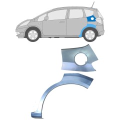 Kuro įpylimo angos + galinio sparno dalis už Honda Jazz 2008-2015 / Kairė / Rinkinys 12618