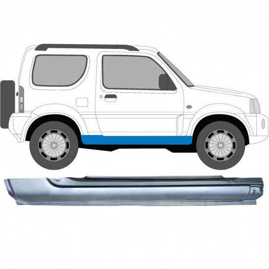 Visas slenkstis už Suzuki Jimny 1998-2018 / Dešinė 7034