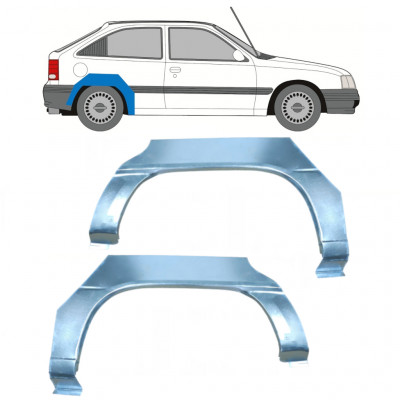 Galinė arka už Opel Kadett 1984-1993 / Kairė + Dešinė / Rinkinys 9726