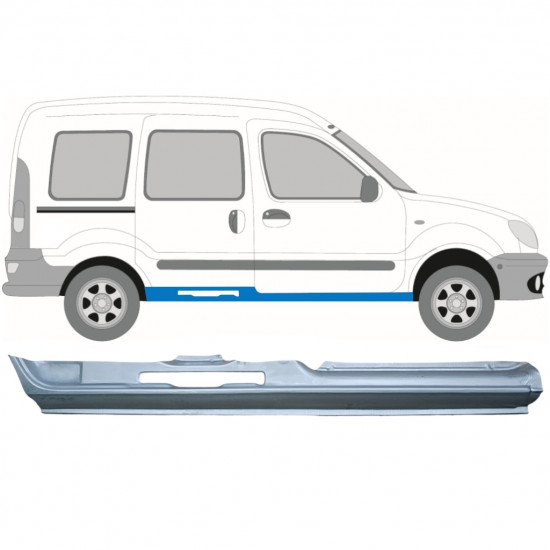 Slenkstis, apatinė už Renault Kangoo 1997-2008 / Dešinė 6974