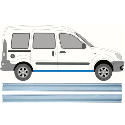 Slenkstis, apatinė už Renault Kangoo 1997-2008 / Kairė + Dešinė / Rinkinys 10280