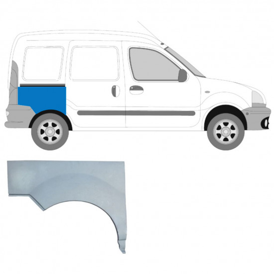 Galinė arka už Renault Kangoo 1997-2008 / Dešinė 9126