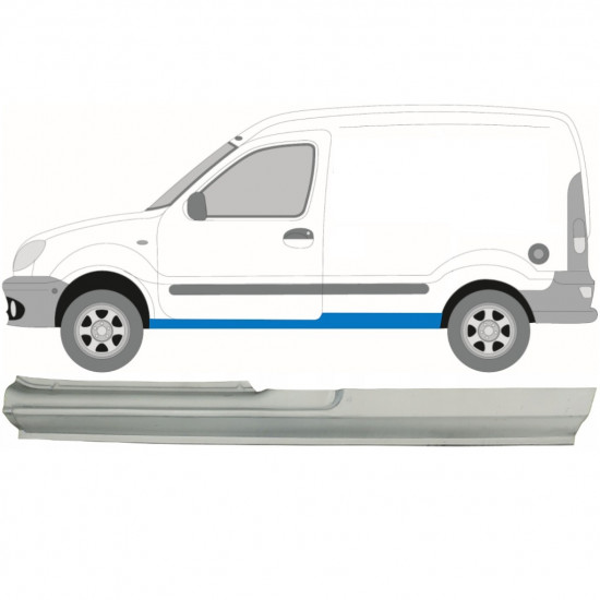 Slenkstis, apatinė už Renault Kangoo 1997-2008 / Kairė 6976