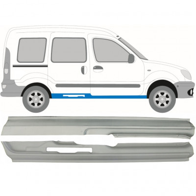 Slenkstis, apatinė už Renault Kangoo 1997-2008 / Kairė + Dešinė / Rinkinys 9900