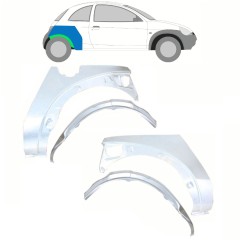 Galinės arkos vidinė + išorinė dalis už Ford KA 1996-2008 / Rinkinys 10777