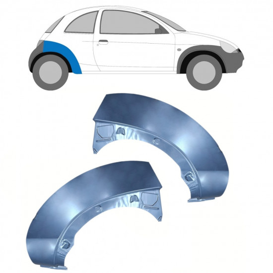 Galinė arka už Ford KA 1996-2008 / Kairė + Dešinė / Rinkinys 9405