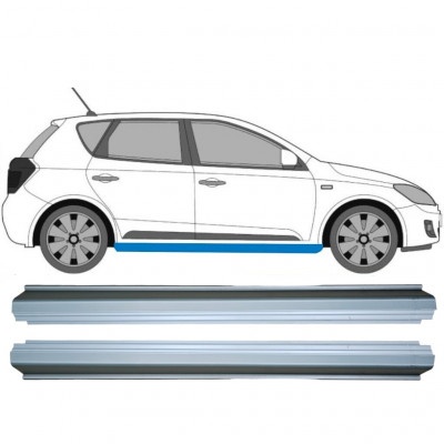 Slenkstis, apatinė už Kia Ceed 2006-2012 / Kairė + Dešinė / Rinkinys 9400