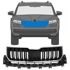 Grotelės už Skoda Kodiaq 2016-2023 / Rinkinys 7546