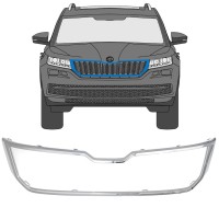 Radiatoriaus grotelių rėmas už Skoda Kodiaq 2016-2021 16203