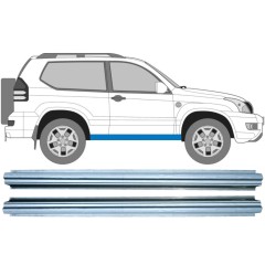 Slenkstis, apatinė už Toyota Land Cruiser J120 2003-2010 / Kairė = Dešinė (simetriška) / Rinkinys 10277