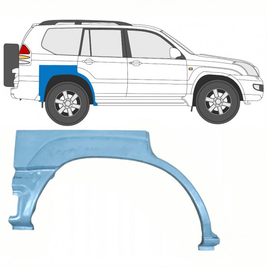 Galinė arka už Toyota Land Cruiser 2003-2010 / Dešinė 8762