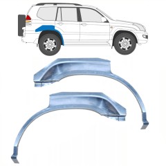 Galinė arka už Toyota Land Cruiser J120 2003-2010 / Kairė + Dešinė / Rinkinys 9959