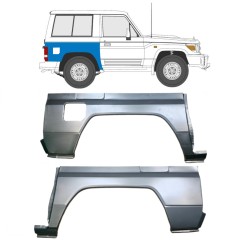 Galinė arka už Toyota Land Cruiser J70 1984- / Kairė + Dešinė / Rinkinys 9514