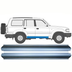 Slenkstis, apatinė už Toyota Land Cruiser J80 1990-1996 / Kairė = Dešinė (simetriška) / Rinkinys 10242