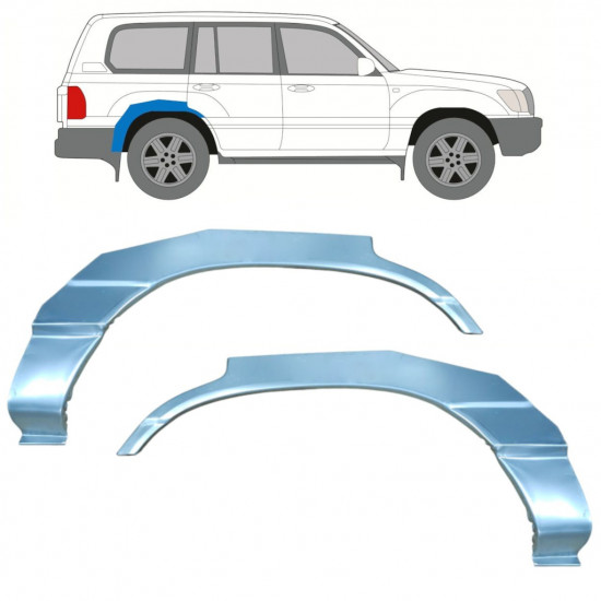 Galinė arka už Toyota Land Cruiser 1998-2007 / Kairė + Dešinė / Rinkinys 9766