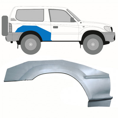 Galinė arka už Toyota Land Cruiser 1996-2002 / Dešinė 10121