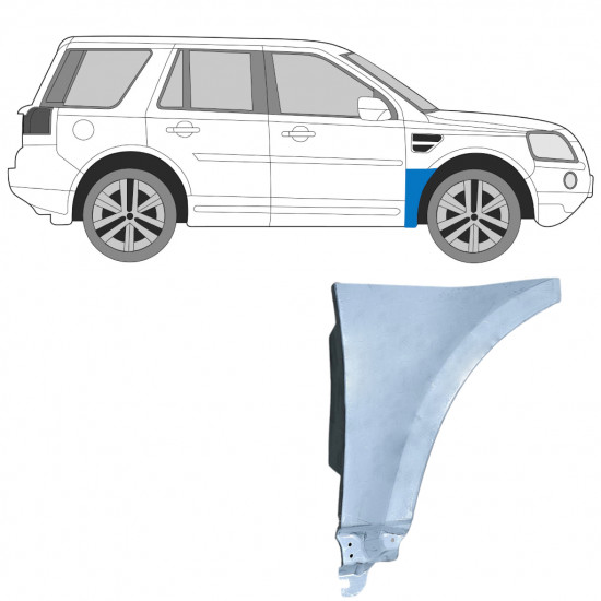 Sparno apatinė dalis už Land Rover Freelander 2006-2015 / Dešinė 12788