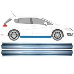 Slenkstis, apatinė už Seat Leon 2005-2012 / Kairė + Dešinė / Rinkinys 11371