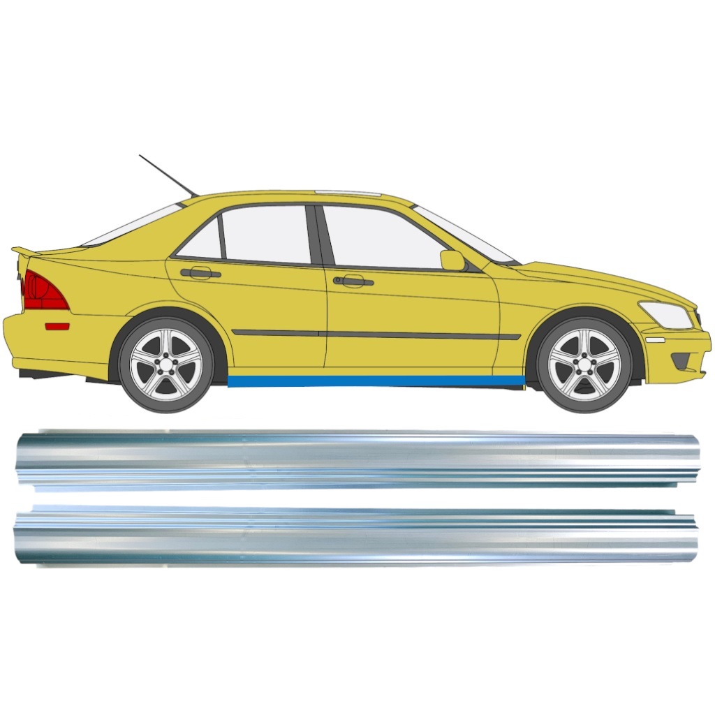 Slenkstis, Apatinė Už Lexus Is 200 300 1998-2005 / Kairė = Dešinė (Simetriška) / Rinkinys 10384