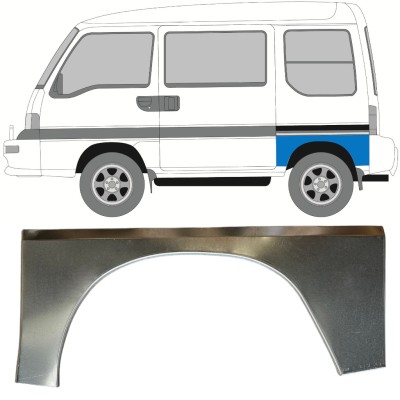 Galinė arka už Subaru Libero 1983-1998 / Kairė 15050