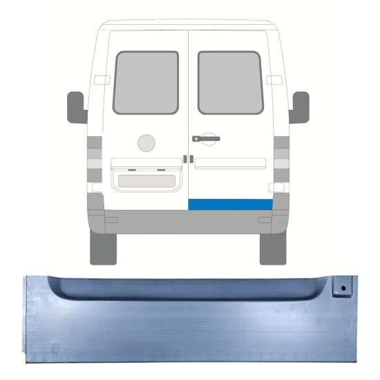 Galinių durų dalis už Volkswagen LT 1996-2005 / Dešinė 16593