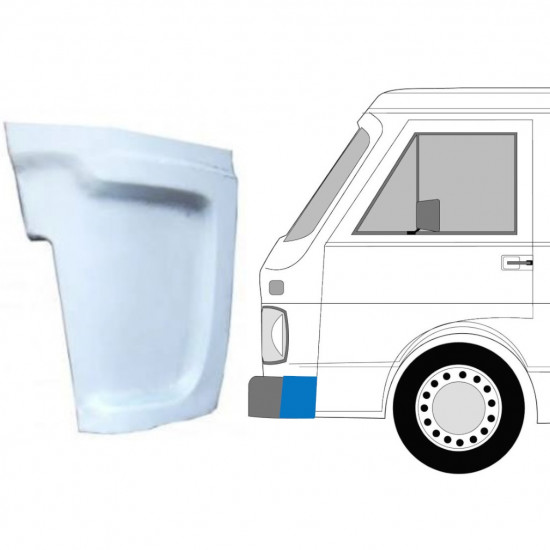Sparno apatinė dalis už Volkswagen LT 1975-1996 / Kairė 11650