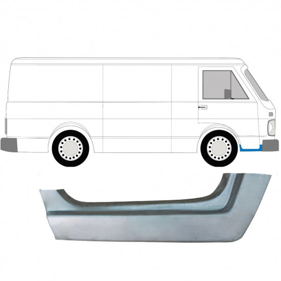 Slenkstis apatinė durų priekinių už Volkswagen LT 1975-1996 / Dešinė 7949