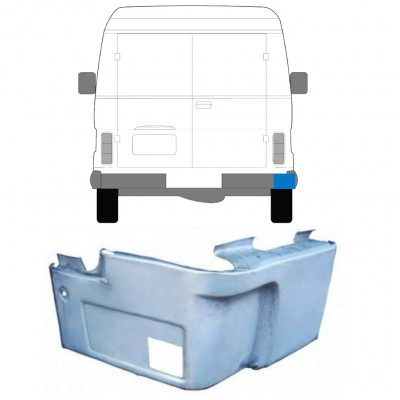 Galinis kampas už Volkswagen LT 1975-1996 / Dešinė 11652
