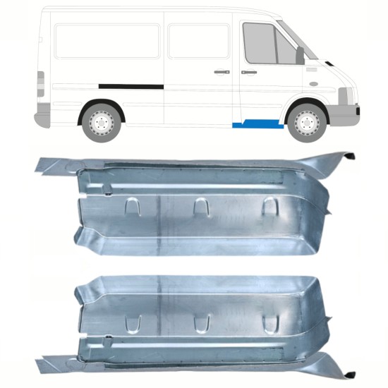 Laiptas su slenksčio dalimi už Volkswagen LT 1996-2005 / Kairė + Dešinė 16567