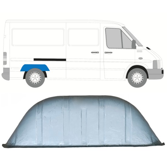 Vidinė galinė arka už Volkswagen LT 1996-2005 / Kairė = Dešinė (simetriška) 13666