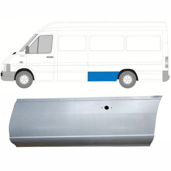 Galinė arka su skylėmis už Volkswagen LT 1996-2005 / Kairė 14000