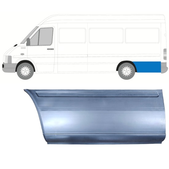 Galinės arkos galinė dalis už Volkswagen LT 1996-2005 / Kairė 13414