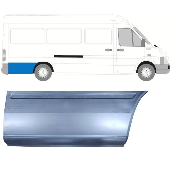 Galinės arkos galinė dalis už Volkswagen LT 1996-2005 / Dešinė 13415