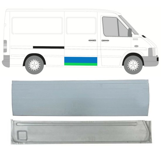 Stumdomų durų dalis už Volkswagen LT 1996-2005 / Rinkinys 16601