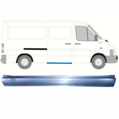 Slenkstis apatinė durų slankiojančių už Volkswagen LT 1996-2005 / Kairė = Dešinė (simetriška) 16607