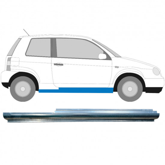 Slenkstis, apatinė už VW Lupo Seat Arosa 1998-2005 / Dešinė 5858