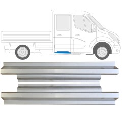Slenkstis galinė dalis už Renault Master 2010- / Kairė + Dešinė / Rinkinys 14571