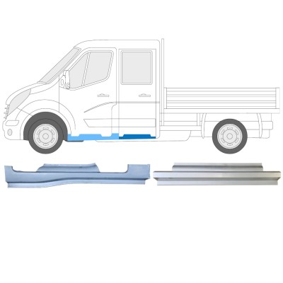 Remonto komplektas už Renault Master 2010- / Kairė / Dviguba kabina / 14912