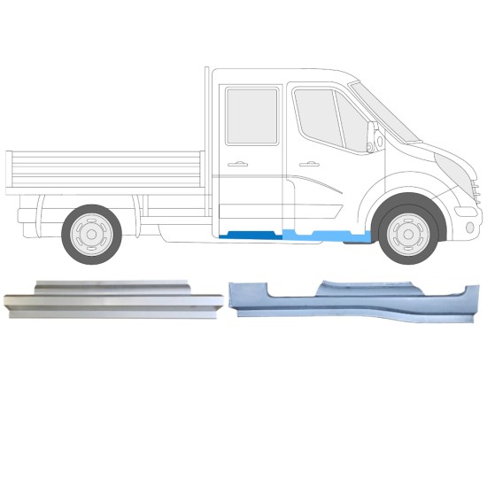 Remonto komplektas už Renault Master 2010- / Dešinė / 14911 Remonto komplektas už Renault Master 2010- / Dešinė / 14911