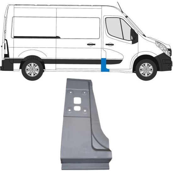 Šono skarda už Opel Movano 2010-2021 / Dešinė 16918