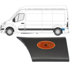 Sparno juosta galinio sparno su lempa už Renault Master 2010- / Kairė / Rinkinys 10550
